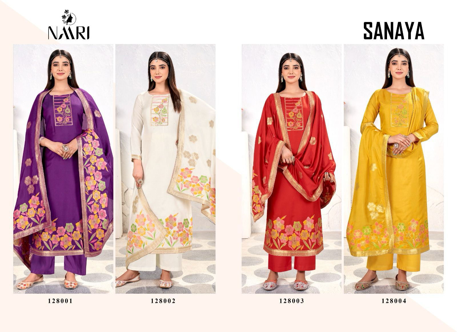 Sanaya By Naari Muslin Designer Dress Material Wholesale Shop In Surat